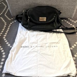 AUTHENTIC Marc by Marc Jacobs Black Hobo Crossbody Bag